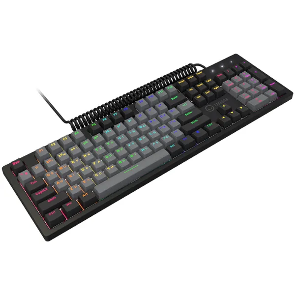 Клавиатура USB, RGB, Azar 514, EN/UA, белая Lorgar (LRG-GK514W-UA) - Фото 3