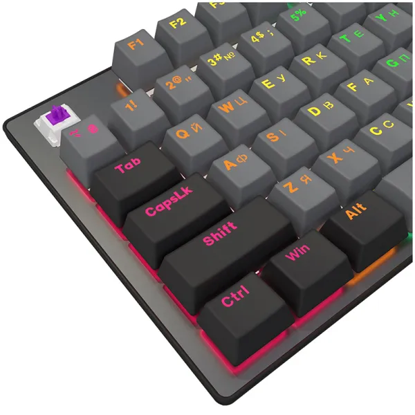 Клавиатура USB, RGB, Azar 514, EN/UA, белая Lorgar (LRG-GK514W-UA) - Фото 6