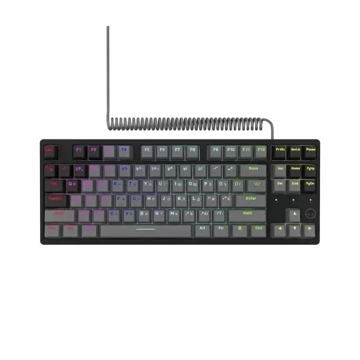 Клавиатура USB механическая, RGB, Azar 514TKL, EN/UA, чёрно-серая Lorgar (LRG-GK514TKL-BK-UA) Клавиатура USB механическая, RGB, Azar 514TKL, EN/UA, чёрно-серая Lorgar (LRG-GK514TKL-BK-UA)