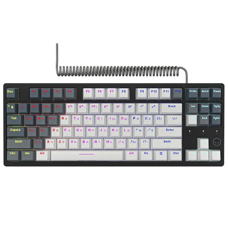 Клавиатура USB механическая, RGB, Azar 514TKL, EN/UA, бело-серая Lorgar (LRG-GK514TKL-WH-UA) Клавиатура USB механическая, RGB, Azar 514TKL, EN/UA, бело-серая Lorgar (LRG-GK514TKL-WH-UA)