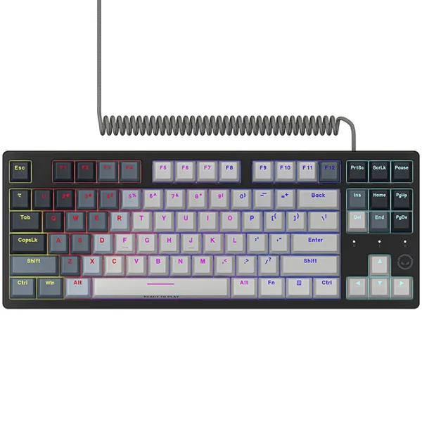 Клавиатура USB механическая, RGB, Azar 514TKL, EN/UA, бело-серая Lorgar (LRG-GK514TKL-WH-UA) - Фото 5