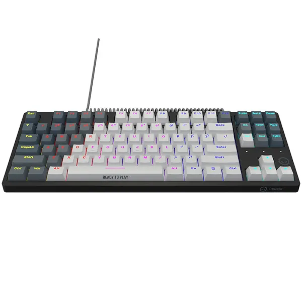 Клавиатура USB механическая, RGB, Azar 514TKL, EN/UA, бело-серая Lorgar (LRG-GK514TKL-WH-UA) - Фото 8
