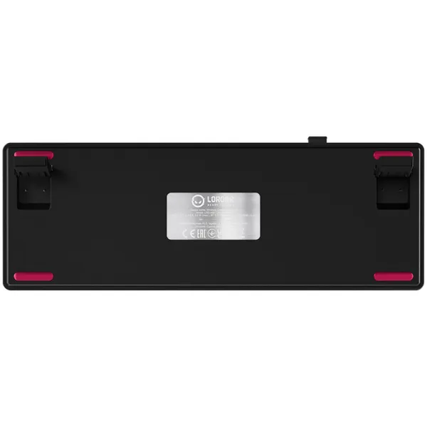 Клавіатура WL/BT/USB механічна, RGB, KBP70MW Pro, чорно-червона Lorgar (LRG-KBP70MW-BK-US) - Фото 7