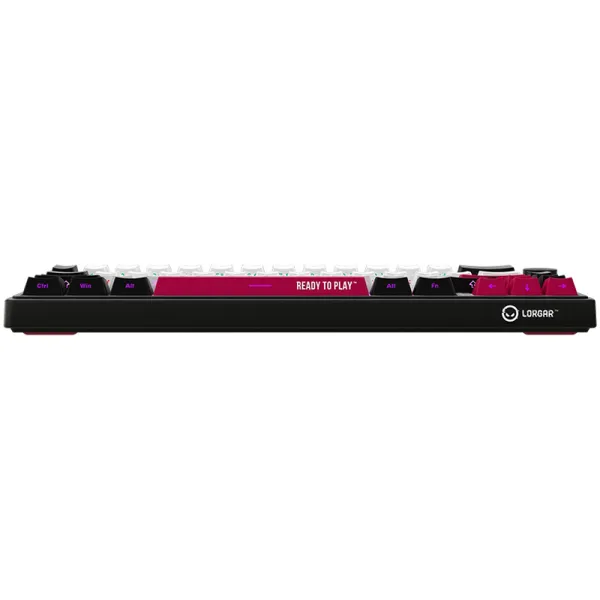 Клавіатура WL/BT/USB механічна, RGB, KBP70MW Pro, чорно-червона Lorgar (LRG-KBP70MW-BK-US) - Фото 8