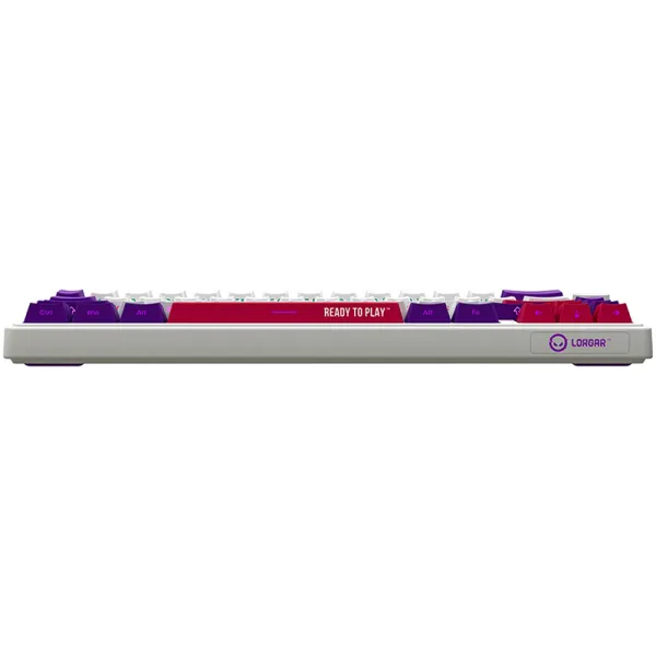 Клавиатура WL/BT/USB механическая, RGB, KBP70MW Pro, белая Lorgar (LRG-KBP70MW-WH-US) - Фото 3