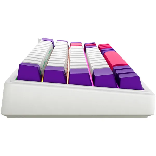 Клавиатура WL/BT/USB механическая, RGB, KBP70MW Pro, белая Lorgar (LRG-KBP70MW-WH-US) - Фото 5