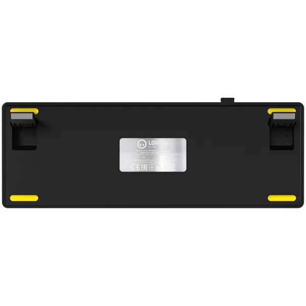 Клавиатура WL/BT/USB механическая, RGB, KBP70MW Pro, чёрно-жёлтая Lorgar (LRG-KBP70MW-YL-US) - Фото 8
