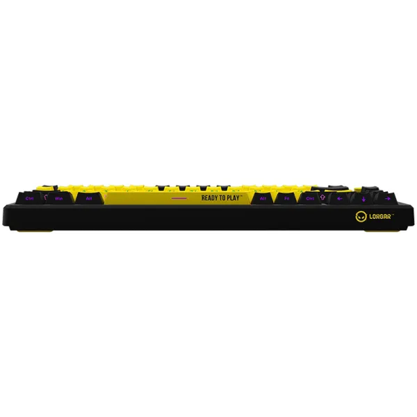 Клавиатура WL/BT/USB механическая, RGB, KBP7075W Pro, чёрно-жёлтая Lorgar (LRG-KBP7075W-YL-US) - Фото 4