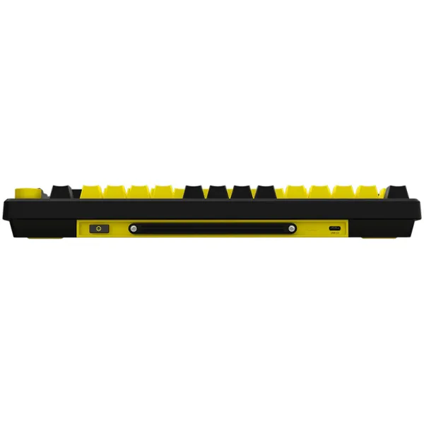 Клавиатура WL/BT/USB механическая, RGB, KBP7075W Pro, чёрно-жёлтая Lorgar (LRG-KBP7075W-YL-US) - Фото 5