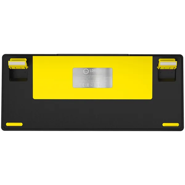 Клавиатура WL/BT/USB механическая, RGB, KBP7075W Pro, чёрно-жёлтая Lorgar (LRG-KBP7075W-YL-US) - Фото 6