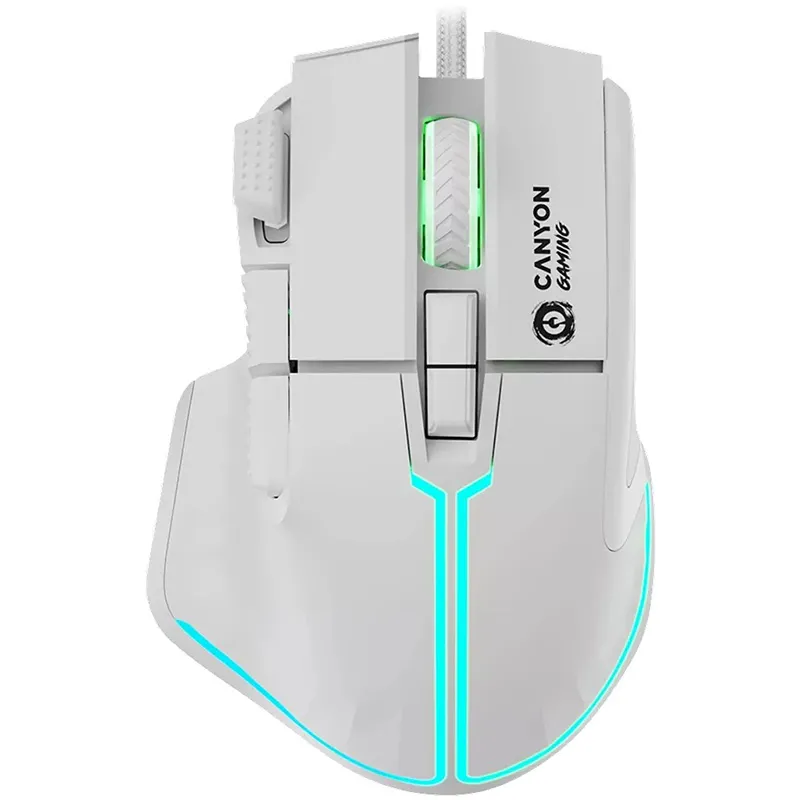 Миша USB ігрова GM-636 Fortnax біла Canyon (CND-SGM636W) Миша USB ігрова GM-636 Fortnax біла Canyon (CND-SGM636W)