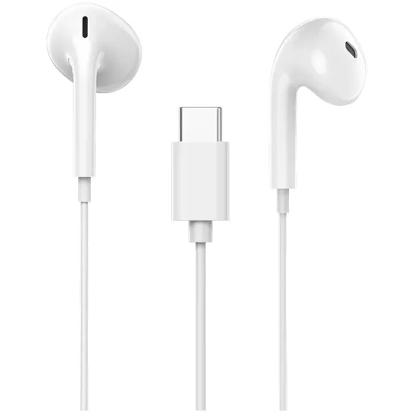Наушники проводные USB Type-C SEP-6, белые Canyon (CNS-CEP6W)