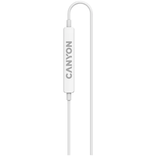 Наушники проводные USB Type-C SEP-6, белые Canyon (CNS-CEP6W) - Фото 2