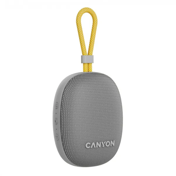 Колонка портативная беспроводная OnMove 12, серая Canyon (CNE-CBTSP12GY) - Фото 2