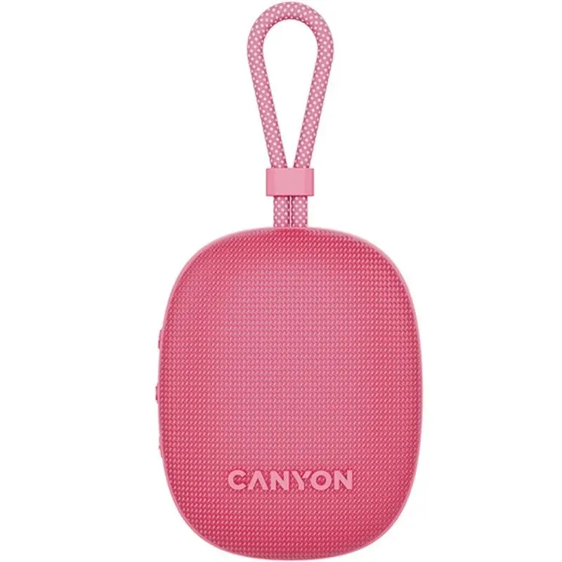 Колонка портативна бездротова OnMove 12, рожева Canyon (CNE-CBTSP12PK) - Фото 2