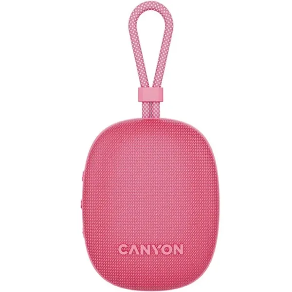 Колонка портативна бездротова OnMove 12, рожева Canyon (CNE-CBTSP12PK) - Фото 9
