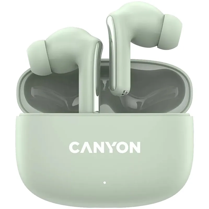 Навушники бездротові OnGo 9 TWS зелені Canyon (CNS-TWS9G) Навушники бездротові OnGo 9 TWS зелені Canyon (CNS-TWS9G)