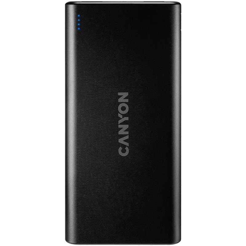 Акумулятор зовнішній Power Bank 10000 mAh PB-106 чорний Canyon (CNE-CPB1006B) Акумулятор зовнішній Power Bank 10000 mAh PB-106 чорний Canyon (CNE-CPB1006B)