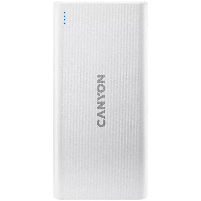Аккумулятор внешний Power Bank 10000 mAh PB-106 белый Canyon (CNE-CPB1006W) Аккумулятор внешний Power Bank 10000 mAh PB-106 белый Canyon (CNE-CPB1006W)