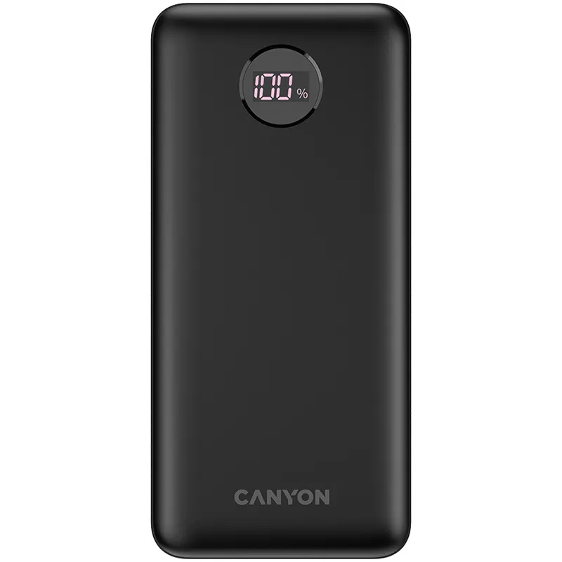 Аккумулятор внешний Power Bank 20000 mAh PB-2002, черный Canyon (CNE-CPB2002B) Аккумулятор внешний Power Bank 20000 mAh PB-2002, черный Canyon (CNE-CPB2002B)