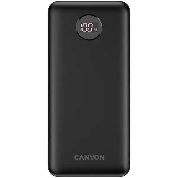 Акумулятор зовнішній Power Bank 20000 mAh PB-2002, чорний Canyon (CNE-CPB2002B) - Фото 7