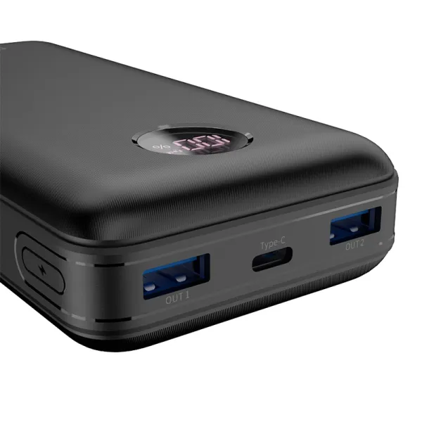 Акумулятор зовнішній Power Bank 20000 mAh PB-2002, чорний Canyon (CNE-CPB2002B) - Фото 3
