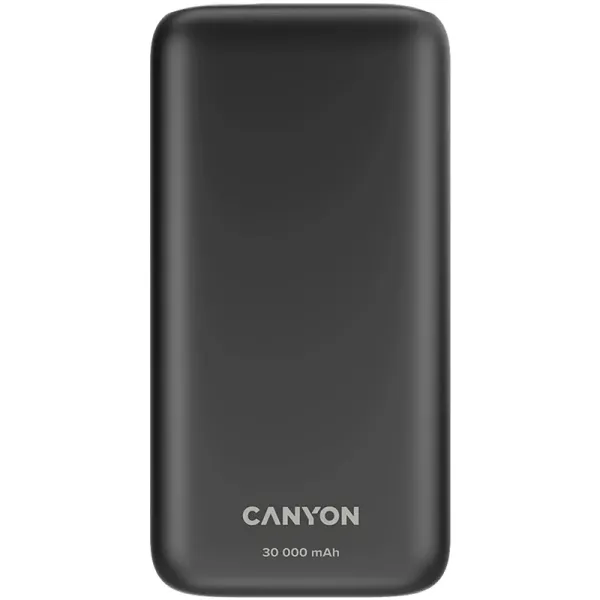 Аккумулятор внешний Power Bank 30000 mAh PB-301, черный Canyon (CNE-CPB301B) - Фото 8