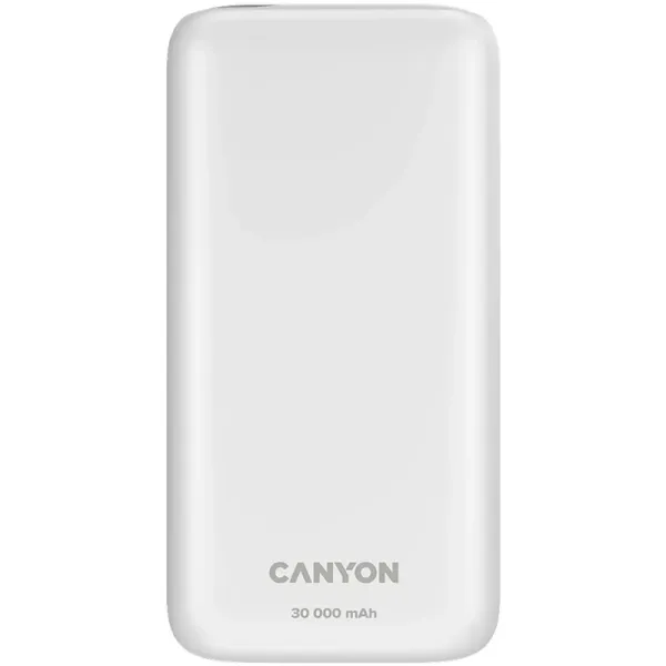 Аккумулятор внешний Power Bank 30000 mAh PB-301, белый Canyon (CNE-CPB301W) - Фото 9