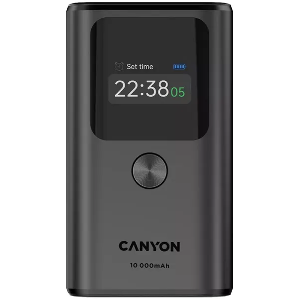 Аккумулятор внешний Power Bank 10000 mAh OnPower 130, темно-серый Canyon (CNE-CPB130DG) - Фото 10
