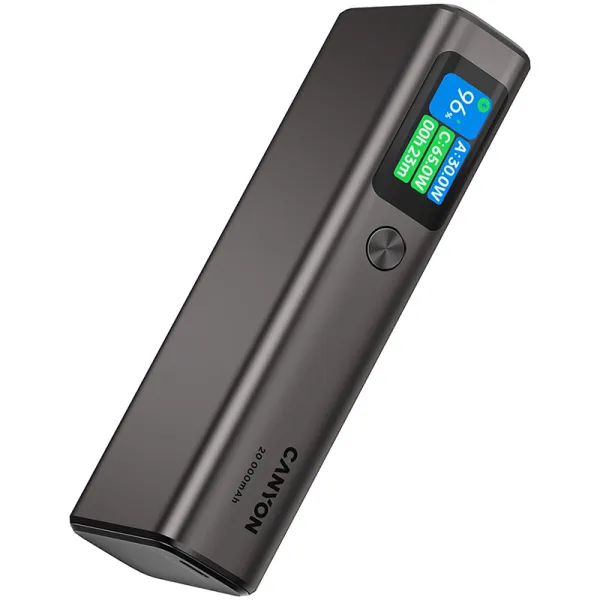 Акумулятор зовнішній Power Bank 20000 mAh OnPower 230, темно-сірий Canyon (CNE-CPB230DG) - Фото 1