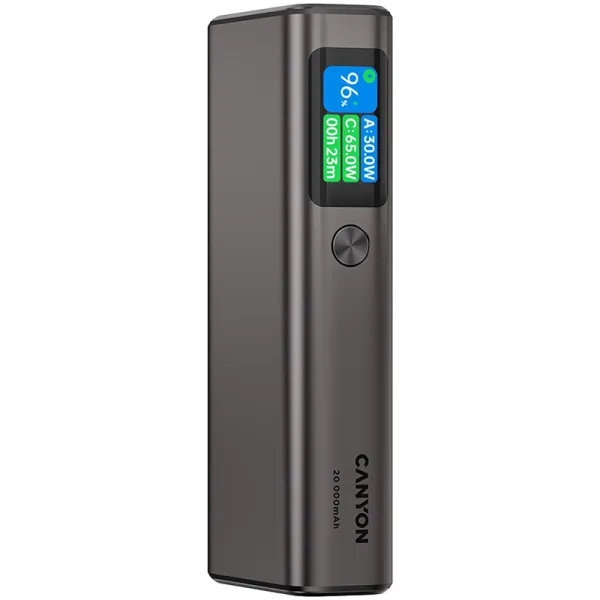 Акумулятор зовнішній Power Bank 20000 mAh OnPower 230, темно-сірий Canyon (CNE-CPB230DG) - Фото 3