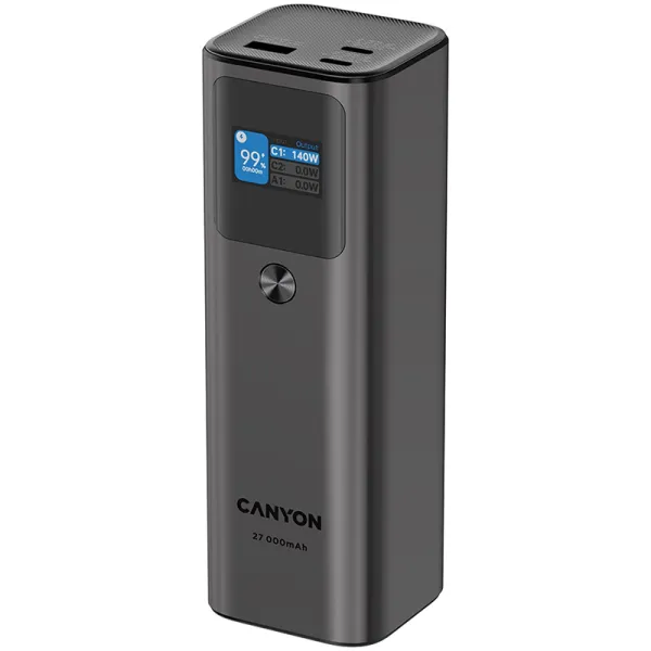 Аккумулятор внешний Power Bank 27000 mAh PB-2010, темно-серый Canyon (CNE-CPB2010DG) - Фото 3