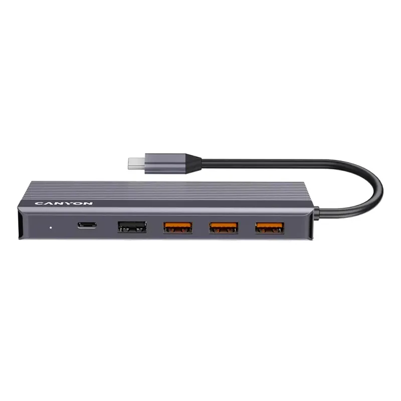 Хаб 13-в-1 мультипорт 4K, USB-C DS-16 Canyon (CNS-TDS16) Хаб 13-в-1 мультипорт 4K, USB-C DS-16 Canyon (CNS-TDS16)