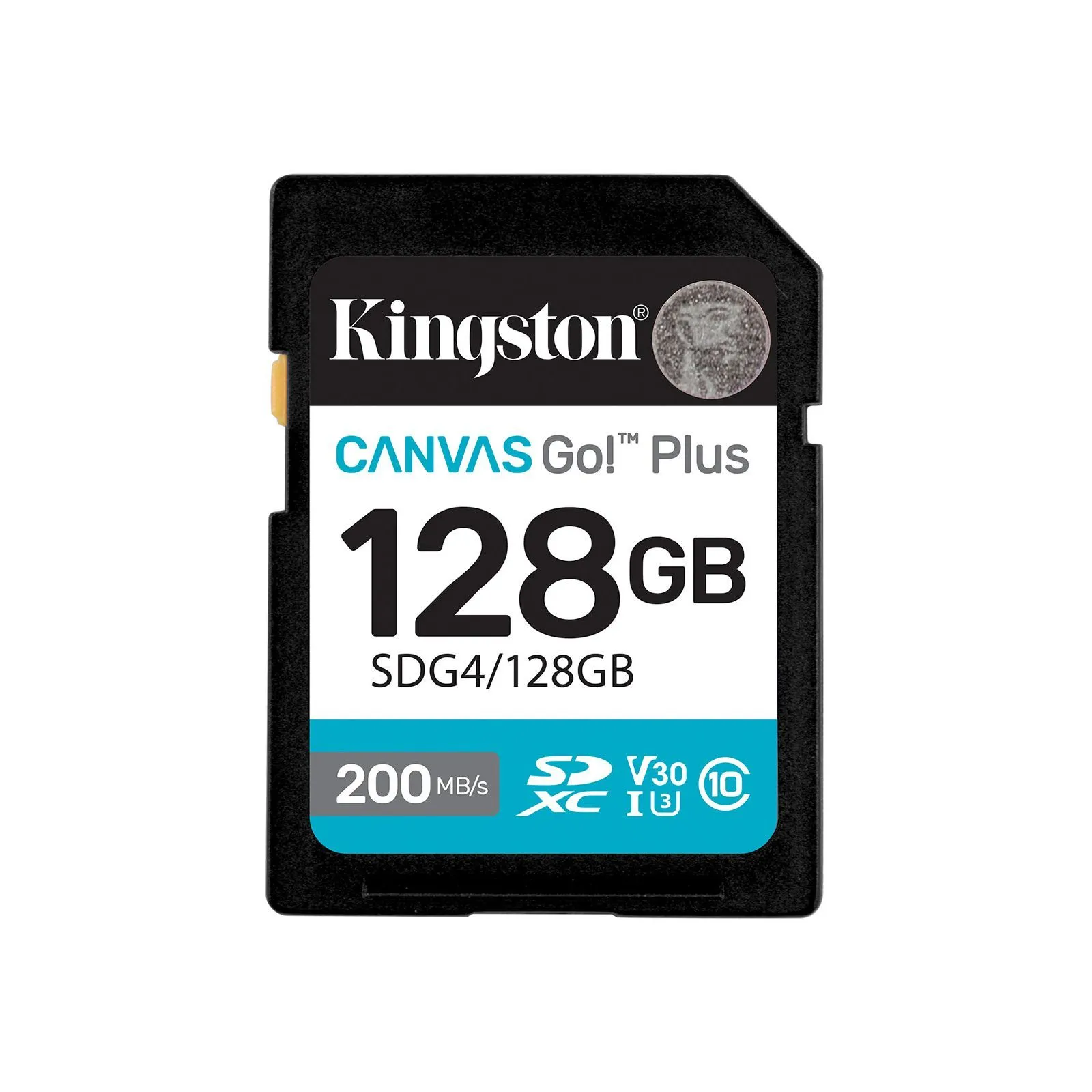Карта памяти 128GB SD C10 UHS-I U3 V30 R200MB/s Kingston (SDG4/128GB) - Фото 3