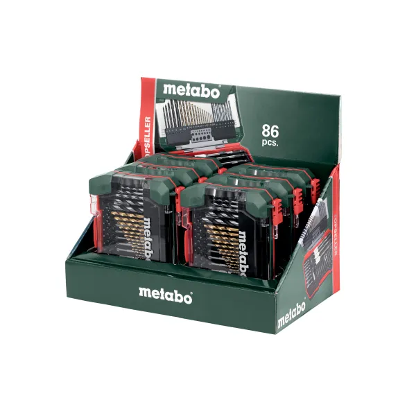 Набор инструментов Promotion, 86 единиц Metabo (626708000) - Фото 2