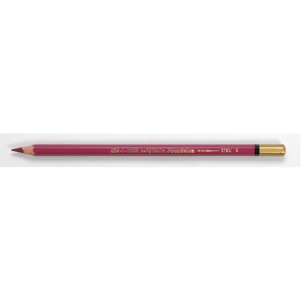 Карандаш акварельный MONDELUZ bordeaux red/бордовый красный Koh-i-noor (3720/8) - Фото 10