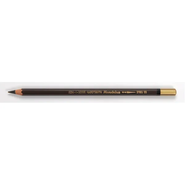 Олівець акварельний MONDELUZ dark brown/темно-коричневий Koh-i-noor (3720/33) - Фото 1