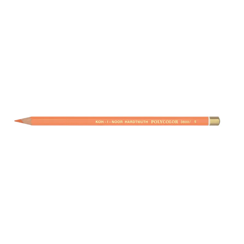 Олівець художній POLYCOLOR reddish orange/червоно-помаранчевий Koh-i-noor (3800/5) Олівець художній POLYCOLOR reddish orange/червоно-помаранчевий Koh-i-noor (3800/5)