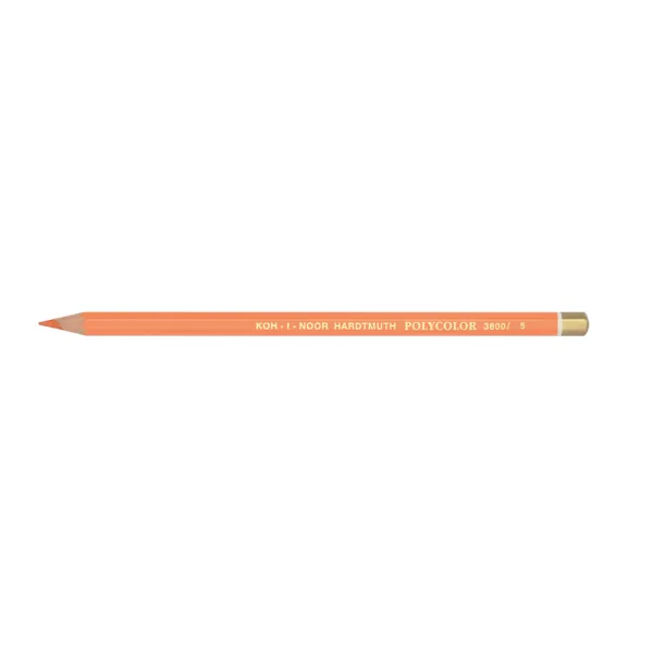 Карандаш художественный POLYCOLOR reddish orange/красно-оранжевый Koh-i-noor (3800/5) - Фото 5