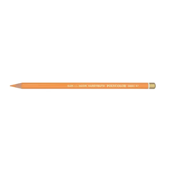 Карандаш художественный POLYCOLOR yellowish orange/желто-оранжевый Koh-i-noor (3800/67) - Фото 4