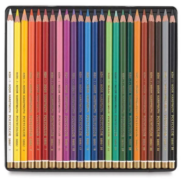 Художні кольорові олівці POLYCOLOR, 24 кольори Koh-i-noor (3824024002PL) - Фото 1