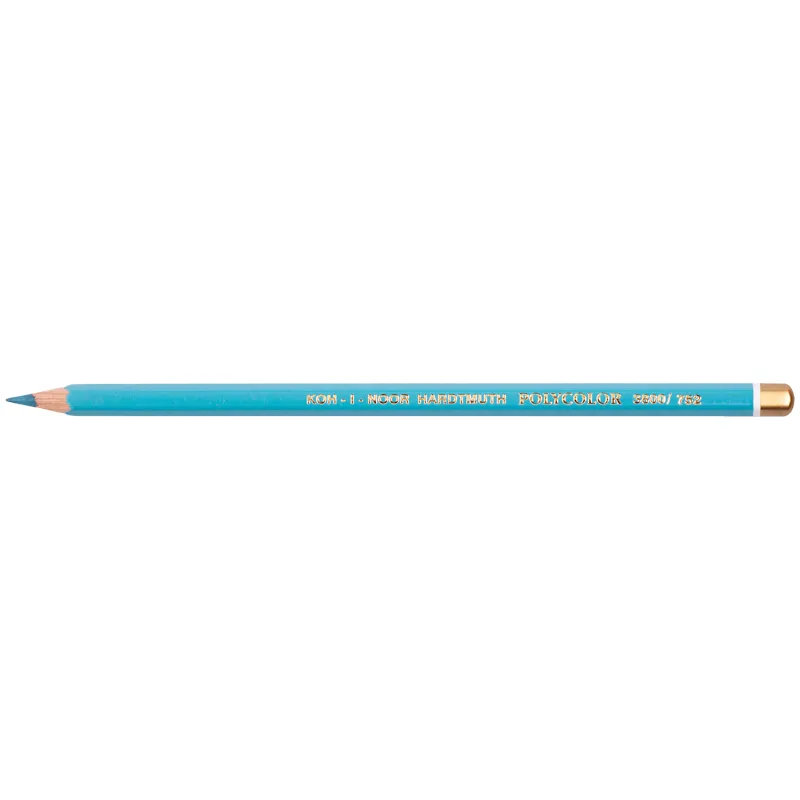 Олівець художній POLYCOLOR medium turquoise/бірюзовий Koh-i-noor (3800/752) Олівець художній POLYCOLOR medium turquoise/бірюзовий Koh-i-noor (3800/752)