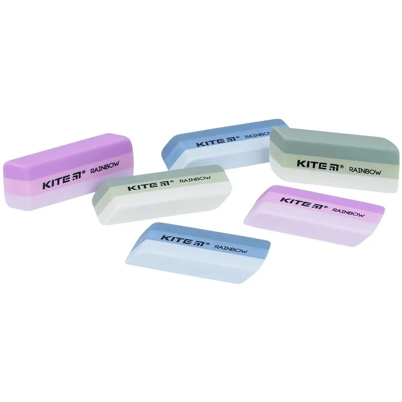 Ластик цветной Rainbow, ассорти Kite (K25-103) Ластик цветной Rainbow, ассорти Kite (K25-103)