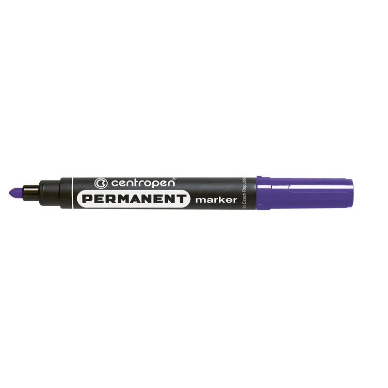 Маркер Permanent 8566 2,5 мм круглый фиолетовый Centropen (8566/08) Маркер Permanent 8566 2,5 мм круглый фиолетовый Centropen (8566/08)
