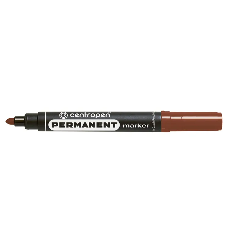 Маркер Permanent 8566 2,5 мм круглый коричневый Centropen (8566/07) Маркер Permanent 8566 2,5 мм круглый коричневый Centropen (8566/07)