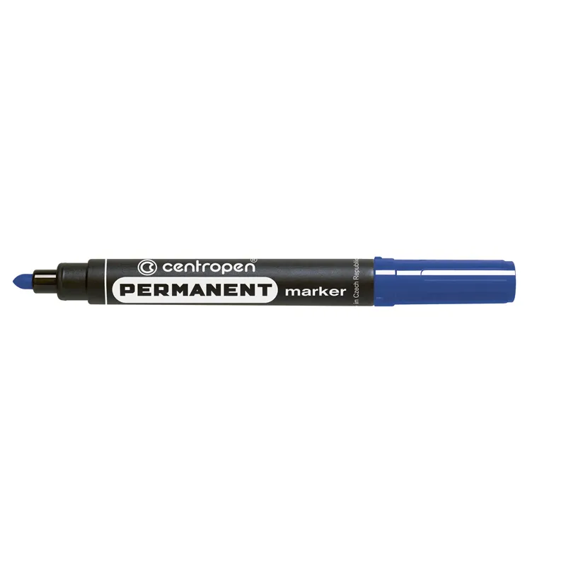 Маркер Permanent 8566 2,5 мм круглый синий Centropen (8566/03) Маркер Permanent 8566 2,5 мм круглый синий Centropen (8566/03)