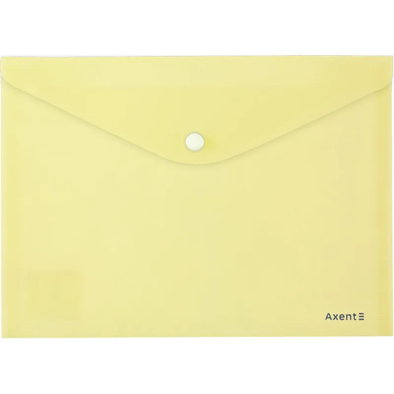 Папка на кнопці А5, Pastelini, жовта Axent (1522-08-A) Папка на кнопці А5, Pastelini, жовта Axent (1522-08-A)