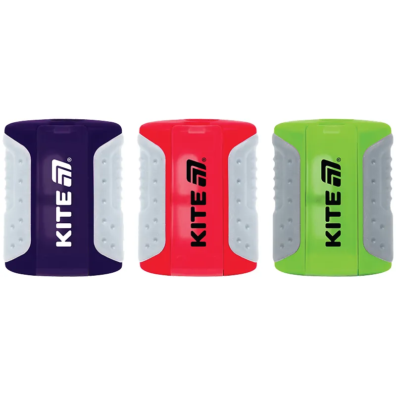 Точилка с контейнером Soft, ассорти Kite (K25-370) Точилка с контейнером Soft, ассорти Kite (K25-370)
