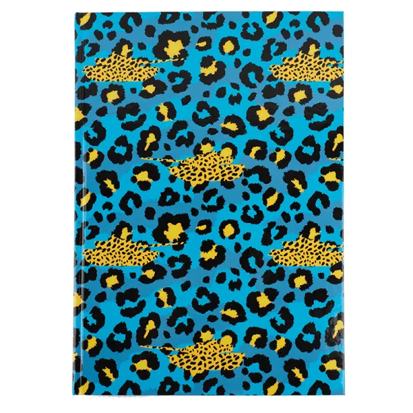 Книга записна А4 Leopard, 96 арк, клітинка, блакитна Axent (8422-554-A) - Фото 5