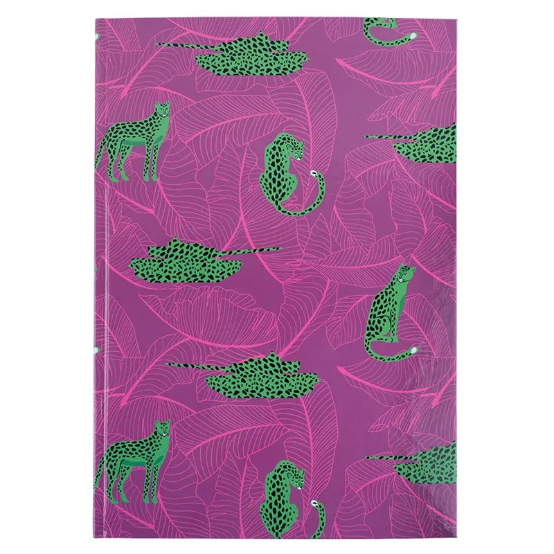 Книга записна А4 Leopard, 96 арк, клітинка, рожева Axent (8422-555-A) Книга записна А4 Leopard, 96 арк, клітинка, рожева Axent (8422-555-A)